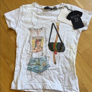 About Me White Graphic Kids T-Shirt